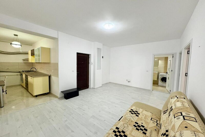 Bucurestii Noi -Subcetate 110, apartament 3 camere igienizat, demisol, 55 mp.